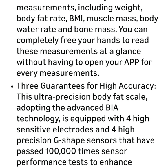 3/$30🏷 NWT RunStar Smart Body Fat Scale Bluetooth App 13 Metrics - Picture 11 of 12